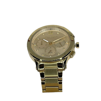 Olivia Burton Sports Luxe Gold Tone Stainless Steel Bracelet Watch Stunning Chic