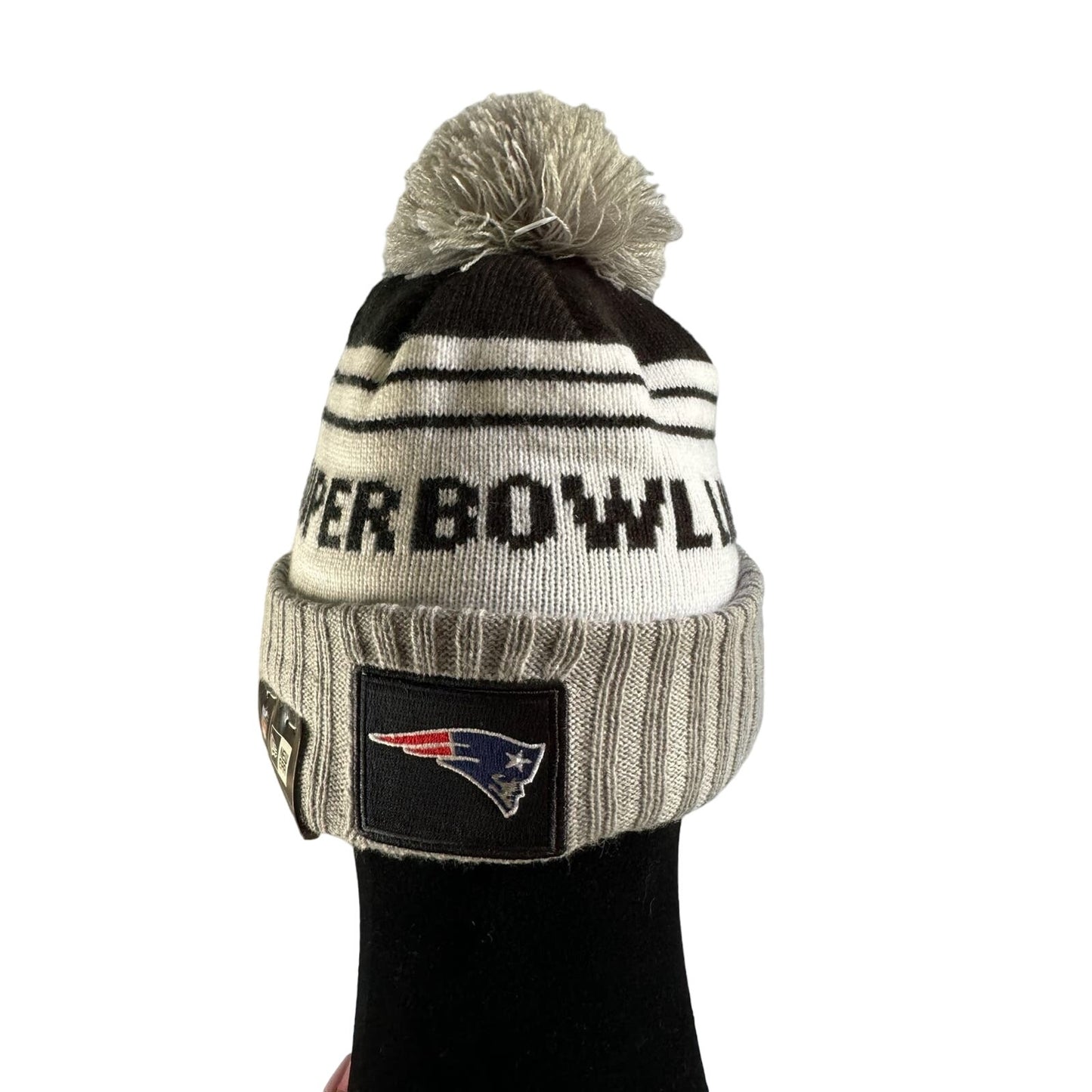 New England Patriots Beanie Super Bowl LIII New Era Gray Cap NFL Hat Vintage NWT