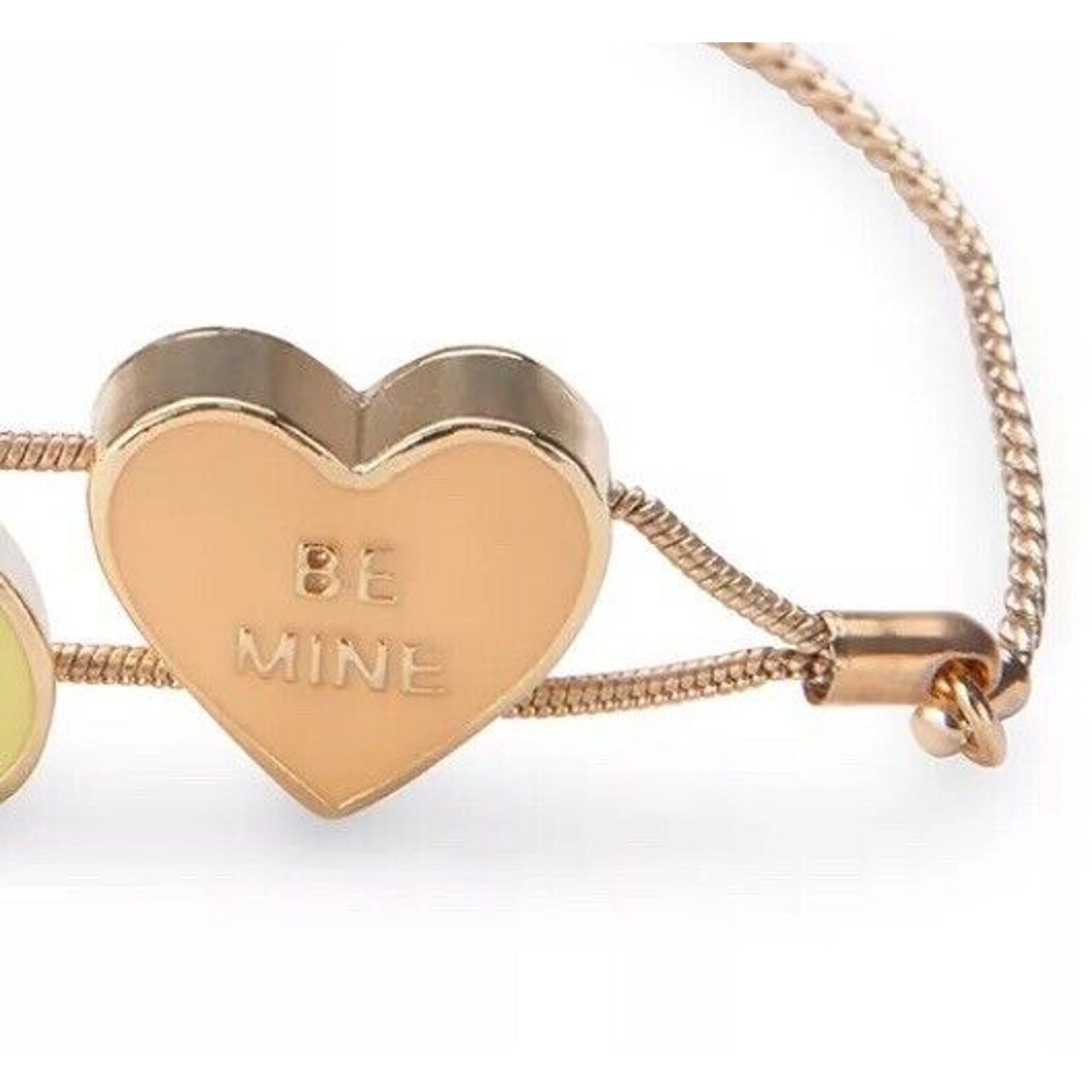 Gold Tone Triple Heart Bolo Bracelet Xoxo Stylish Fashion Trendy XOXO NWT Vday