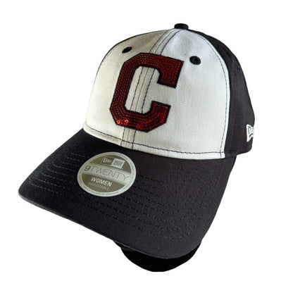 Cleveland Indians Snapback Hat Logo Cap Ballcap Ladies MLB Baseball vs