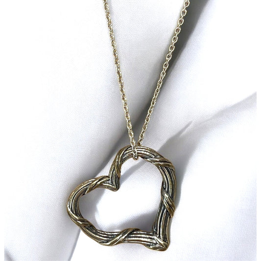 Peter Thomas Roth Sterling Silver Heart Pendant Necklace Luxury Designer Vday