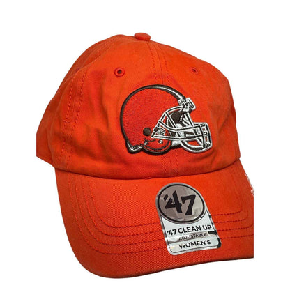 Cleveland Browns Ladies Adjustable Hat Orange Logo Cap NFL Football Ballcap NWT