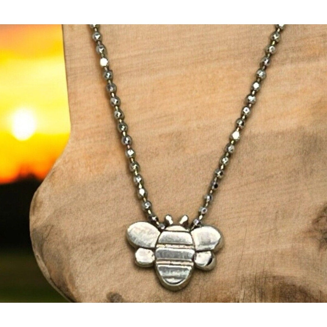 Alex Woo Sterling Silver Bumblebee Pendant Necklace NY Designer Luxury Bees NWT