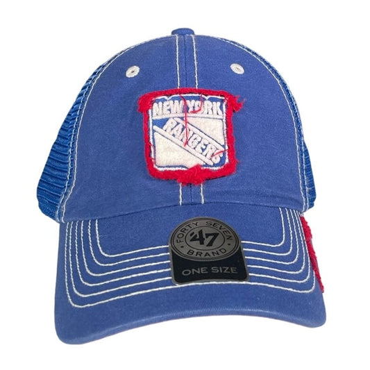 New York Rangers Trucker Snapback Hat New Era Spelled Out Cap Ballcap NHL Hockey