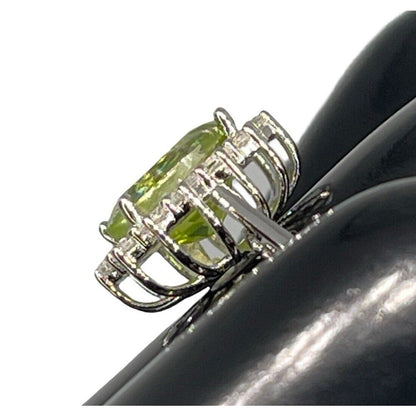 LUXY Gems Natural Peridot Sterling Silver Ring (2 ct.) Luxury Fashion (Sz 7) NWT