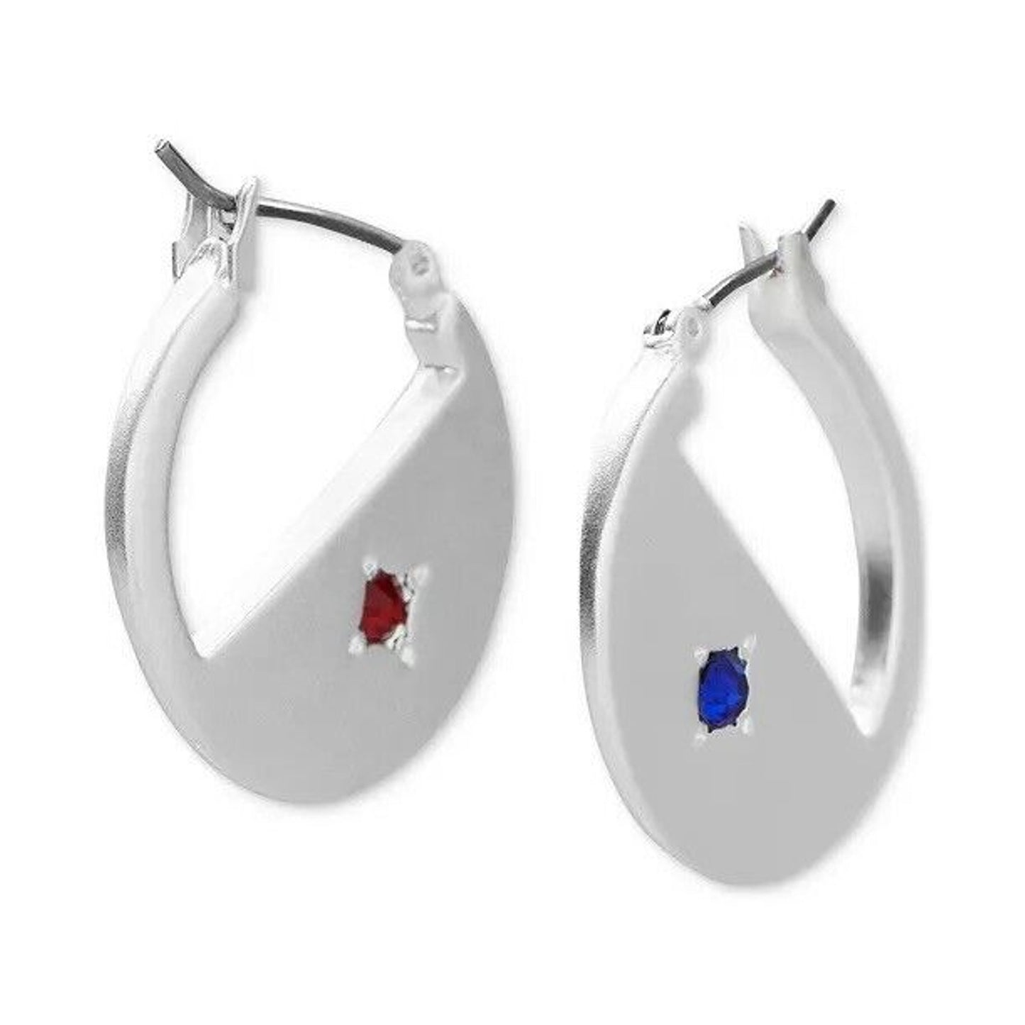 Lucky Brand Silver Tone Crystal Drop Earrings Style Trendy Fashion Cocktail NWT