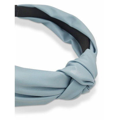 Faux Leather Knot Headband Chic Fashion Hair Style Elegant Chic Minimal NWT